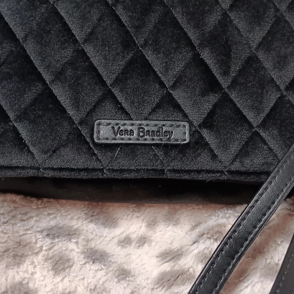 Black Quilted Crossbody Bag By Vera Bradley - Picture 2 of 6